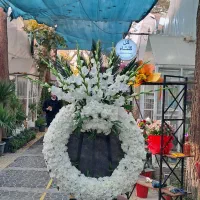 تاج گل.دسته گل.مراسم.گلفروشی