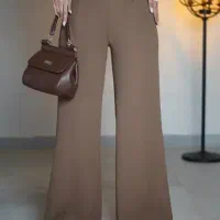 شلوار زنانه کِرپ سان ریزشی ، پرداخت حضوری