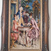 تابلو فرش دستباف شطرنج باز