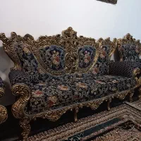 مبل سلطنتی ۹نفره با عسلی|مبلمان خانگی و میز عسلی|مشگین شهر, |دیوار
