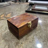 لوازم آرایشی جعبه صندوقچه چوبی جواهرات پاسور