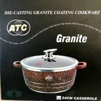 قابلمه نو برند atc چودن داخل گرانیت سنگی سایز ۲۴|ظروف پخت‌وپز|تهران, کیانشهر|دیوار