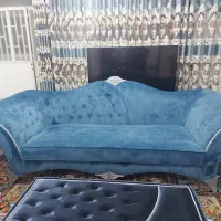 مبل ترک ۵ نفره نیمه استیل