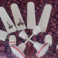 پنکه سقفی و تلویزیون crt