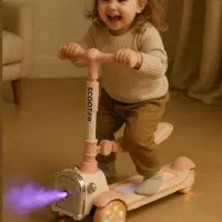 اسکوتر صندلی دار موزیکال و چراغدار خارجی