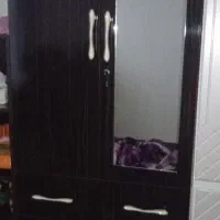 کمد دو درب سه کشوکاملا سالم کم استفاده شده