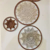 تابلو دیوارکوب دستبافت ماندالا (بوهو)|تابلو، نقاشی، عکس|کرج, گلشهر|دیوار