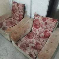 تخت سنتی. چهار دست مبل تک نفره. یک مبل دو نفره|مبلمان خانگی و میز عسلی|شیراز, سعدیه جنوبی|دیوار