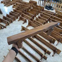 طاقچه چوبی روستیک شلف