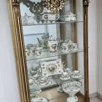 ویترین بوفه تمام چوب