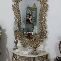 آینه شمعدان برنز
