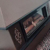 بخاری شومینه ای در حد اکبند|بخاری، هیتر، شومینه|اردبیل, |دیوار