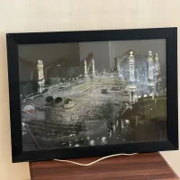 تابلو لایت‌باکس سه‌بعدی مسجدالحرام (نورپردازی LED)|تابلو، نقاشی، عکس|اصفهان, دشتستان|دیوار