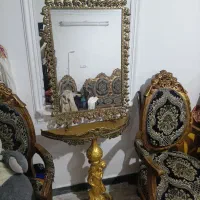 اینه شعمدان برنجی