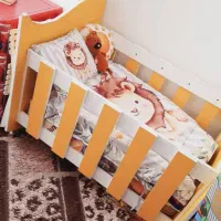 کمد و تخت خواب کودک|تخت و صندلی بچه|صومعه‌سرا, |دیوار