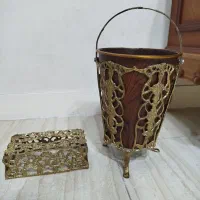 سطل و جا دستمال کاغذی برنج|صنایع دستی و سایر لوازم تزئینی|پاکدشت, پاکدشت (مامازند)|دیوار