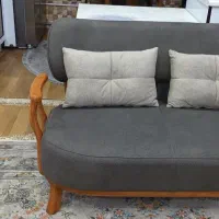 مبل ۵ نفره لهستانی چوپ راش کاملا سالم در حد نو نو