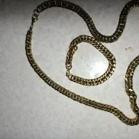 گردنبند و دستبند طلایی|بدلیجات|فاضل آباد, |دیوار