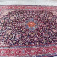 فرش دستباف ساروق سرمه ای نخ فرنگ ۶ زر|فرش|اراک, |دیوار