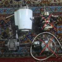 موتور پنکه سالم و پره پروانه