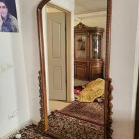 آیینه قدی ، چوب تمام راش به شرط آنتیک وزیبا|آینه|تهران, افسریه شمالی|دیوار