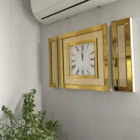 ساعت دیواری آینه‌ای سه‌تکه خرید از تولید کننده|ساعت دیواری و تزئینی|مشهد, آزادشهر|دیوار