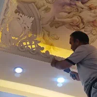 گچبری پیش ساخته گچبری گچکاری (نقاشی و پتینه)