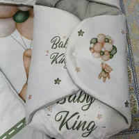 ست خواب نوزاد۴تیکه دورومخمل