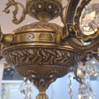 سه عدد لوستر برنز آنتیک مارکدار