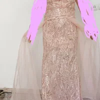 لباس مجلسی رنگ گلبهی