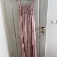 پیراهن ساحلی صورتی ترک