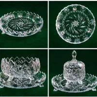 سرویس کریستال۱۶پارچه بوهمیا استار گلکسی تراش دست