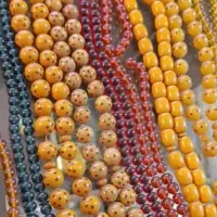 تسبیح سندلوس آلمان اصل بود دار انگشتر نقره