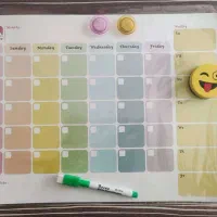 جدول برنامه ریزی / پلنر مغناطیسی مناسب برای یخچال