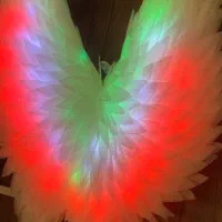 بال فرشته نورانی بانور پردازی پرچم‌ ایران