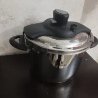 زود پز استیل کاملا نو نصف قیمت بازار|ظروف پختوپز|میانه, |دیوار