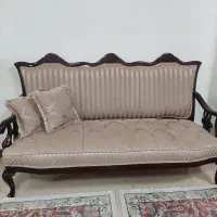 سرویس مبل کلاسیک چوب|مبلمان خانگی و میز عسلی|کرج, شهرک جهان‌نما|دیوار