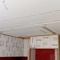 نقاشی ساختمان ودرو پنجره وکناف