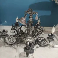 فروش لوستر ۵شاخه ی برنزی