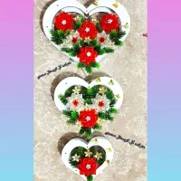 باکس قلبی گل کریستال