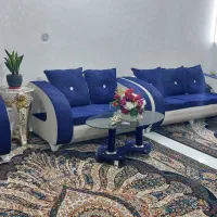مبل هفت نفره راحتی با سه میز عسلی|مبلمان خانگی و میز عسلی|مشهد, انصار|دیوار