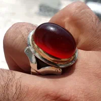 انگشتر عقیق سرخ دستساز|جواهرات|کرج, گلشهر|دیوار