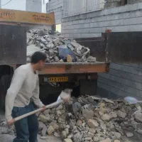 حمل نخاله با کارگر و بدون کارگر .