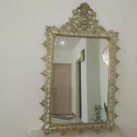 آینه شمعدان برنز شمعدان جداست