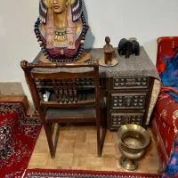 میز و صندلی چوبی انتیک