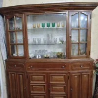 بوفه و ویترین چوب گردو