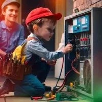 برق کار حرفه ای ، نیمه حرفه ای، کارگر ساده