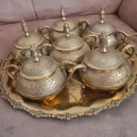 قندان ۶عدد با سینی و ۲تا دلفین