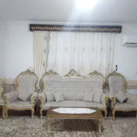 مبل سلطنتی 9نفره با میز ناهار خوری 6نفره