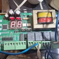 تنظیم برد مدارفرمان جک پارکینگی در بازویی درب جکی